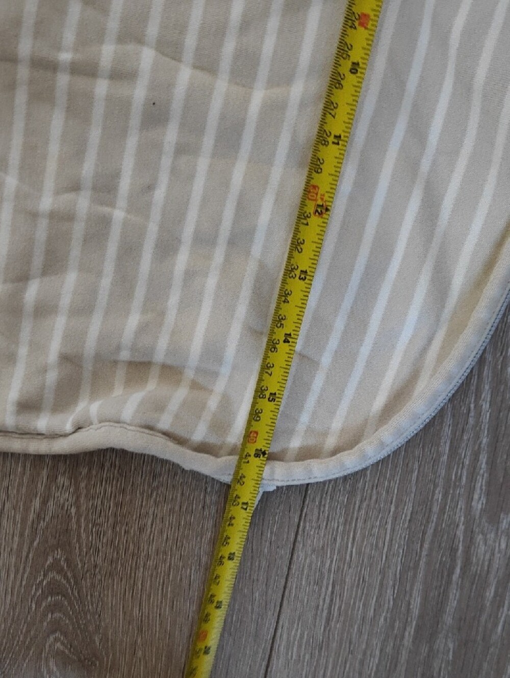 Woolino 24m Beige And White Striped Baby Sleep Sack All Season - Picture 8 of 11
